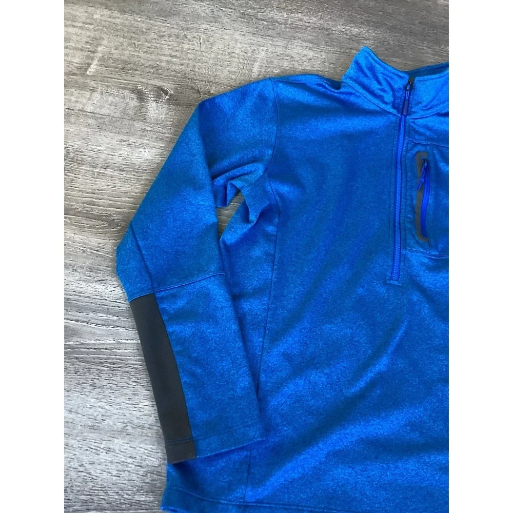The North Face Mens 1/4 Zip Pullover Size Medium M Blue Sweatshirt Sweater